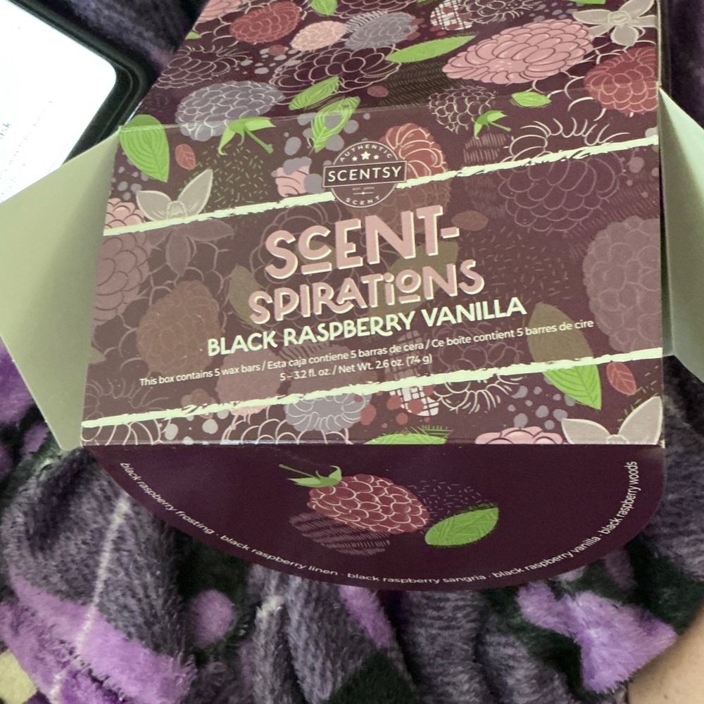 Scentsy Black Raspberry Vanilla Scent-Spirations Wax Bars